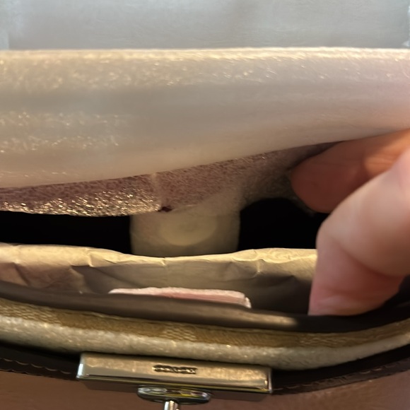 SOLD ‼️NWT Coach signature Mini LNE tote - Picture 9 of 11